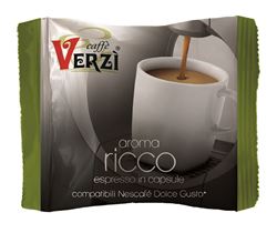50 Capsule caffè Verzì miscela Ricco Monodose compatibile Dolce Gusto