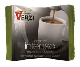 50 Capsule caffè Verzì miscela Intenso Monodose compatibile Dolce Gusto
